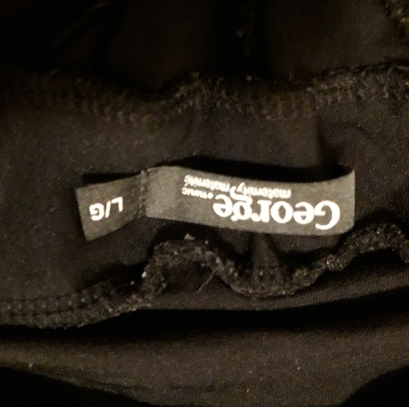 George Maternity Black Dress Pants - Picture 6 of 8